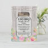 I DO BBQ 結婚前パーティー カップルシャワーの招待状 招待状 (スタンド正面)