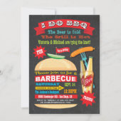 I Do BBQ 結婚報告パーティー招待状 招待状 (正面)