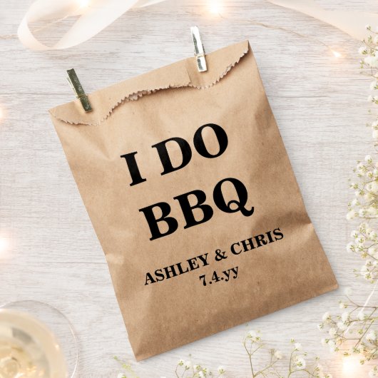 I do BBQ Barnの結婚バーベキューの器具ホルダー フェイバーバッグ (クリップ留めされた状態)