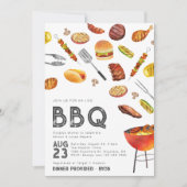 I Do BBQ | BBQ ウェディング シャワー 招待状 (正面)