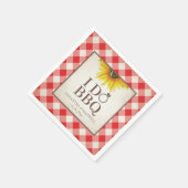 I Do BBQ Decorationアイディア スタンダードカクテルナプキン (角)