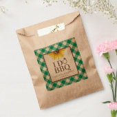 I Do BBQ Green Gingham and Sunflower フェイバーバッグ (封をした状態)
