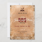 I Do BBQ Invitation, Couples Shower Engagement  招待状 (正面)