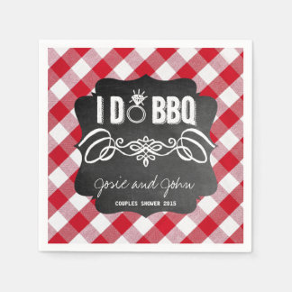 I Do BBQ Napkins スタンダードカクテルナプキン