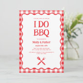 I Do BBQ Wedding Barbecue Invitation 招待状 (スタンド正面)