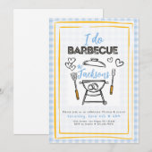 I Do BBQ Wedding or Engagement Party Invite 招待状 (正面/裏面)