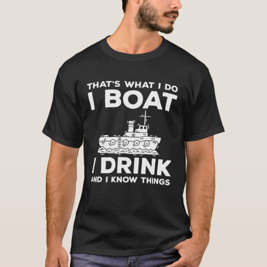 I Do Boating Tシャツ (正面)