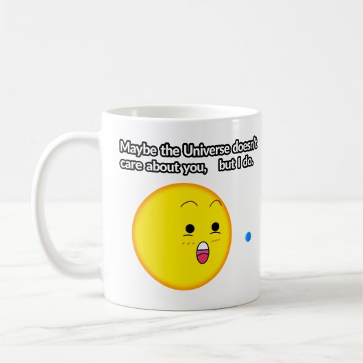 I do care about you. Mug. コーヒーマグカップ (左)