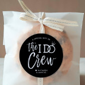 「I Do Crew」| ウェディングパーティーのお礼 ラウンドシール