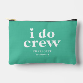I Do Crew ウェディングパーティーのブライズメイドギフト アクセサリーポーチ