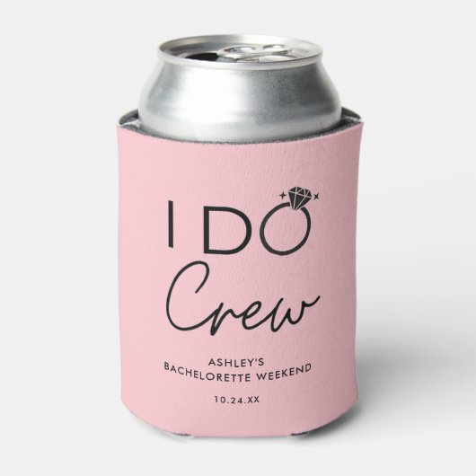 I Do Crew ウェディングパーティー バチェロレッテパーティー ギフト 缶クーラー (缶正面)