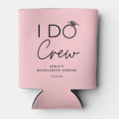 I Do Crew ウェディングパーティー バチェロレッテパーティー ギフト 缶クーラー (正面)