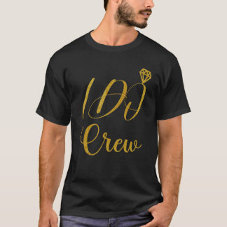 I Do Crew ウェディング ブライズ ウェディング ブライド バチェロレッテ Tシャツ