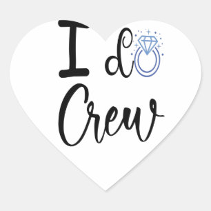 I Do Crew ウェディング ブライダル シャワー ハートシール