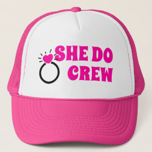 I Do Crew シェー・ドゥ・クルー ブライズメイド ガールズ バチェロレッテ グッズ キャップ