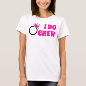 I Do Crew | シェ・ドゥ・クルー 花嫁 いい子 Tシャツ (正面)