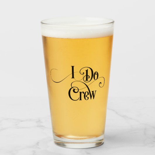 I Do Crew タンブラーグラス (ドリンク正面)