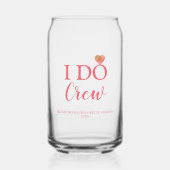 I Do Crew ブライズパーティー ガラス缶 (正面)