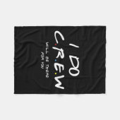 I Do Crew ブライズパーティー 男女 フリースブランケット (正面(横))