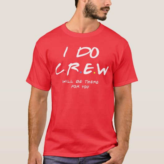 I Do Crew ブライズパーティー 男女 Tシャツ (正面)