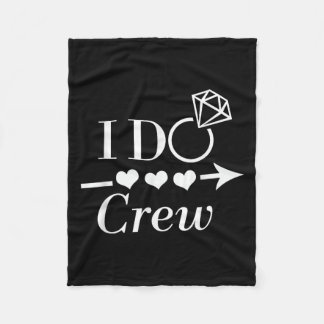 I Do Crew ブライズメイド パーティー ウェディング マッチィ フリースブランケット