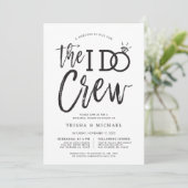 「I Do Crew」| リハーサルディナーパーティー 招待状 (スタンド正面)