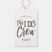 I Do Crew | 結婚式の参加者へのプレゼント ギフトタグ (正面)