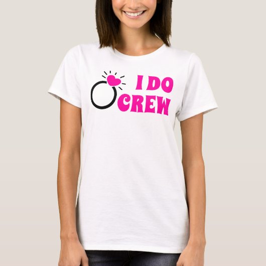 I Do Crew | She Do Crew 花嫁 いいね！ Tシャツ (正面)