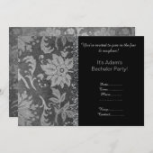 I DO DESIGNSによるモダンな独身パーティーの招待状 招待状 (正面/裏面)