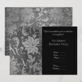 I DO DESIGNSのモダンなバチェラーパーティー招待状 招待状 (正面/裏面)