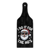 I Do It For The Hos Christmas African American  カッティングボード (正面)