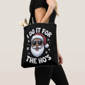 I Do It For The Hos Christmas African American  トートバッグ (クローズアップ)