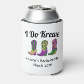 I Do Krewe Mardi Gras Bachelorette 缶クーラー (缶裏面)