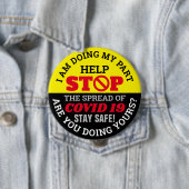 I DO MY Part - COVID 19 缶バッジ (インサイチュ)