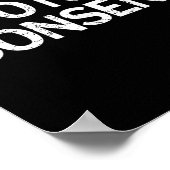 I Do Not Consent Litical  ポスター (角)