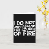 I Do Not Understand The Course Of Fire Funny Gun R カード (黄色い花)