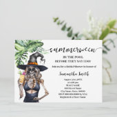 I do Party by the Pool Summerween Bridal Shower 招待状 (スタンド正面)