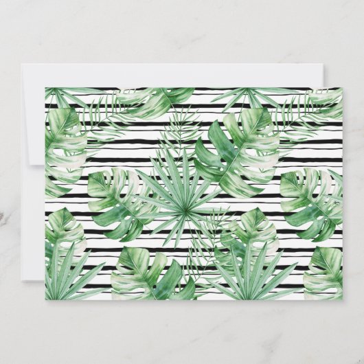 I do Party by the Pool Summerween Bridal Shower 招待状 (裏面)