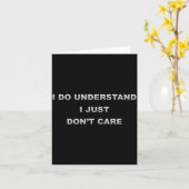 I Do Understand I Just Dont Care _1  カード (黄色い花)