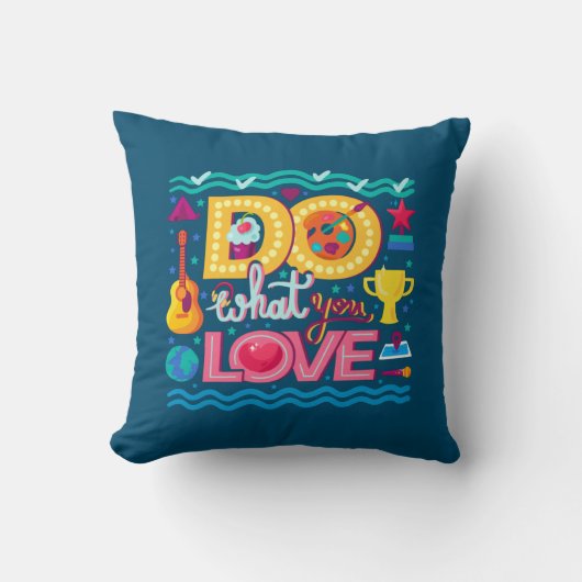 I Do What I Love クッション (正面)