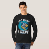 I Do What I Want Surfing Rat House Rat Rodent Tシャツ (正面フル)