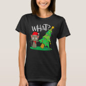 I Do What I Want This Is My Christmas Pajama Cat Tシャツ (正面)
