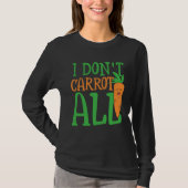 I don carrot all carbohydrate energy & vegetables  tシャツ (正面)