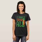 I don carrot all carbohydrate energy & vegetables  tシャツ (正面フル)