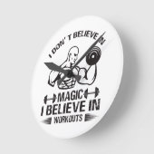 I Don’t Believe in Magic ラウンド壁時計 (傾斜)