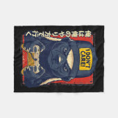 I Don’t Care - Honey Badger Gamer Design  フリースブランケット (正面(横))