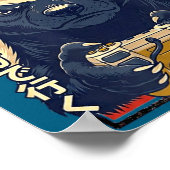 I Don’t Care - Honey Badger Gamer Design  ポスター (角)