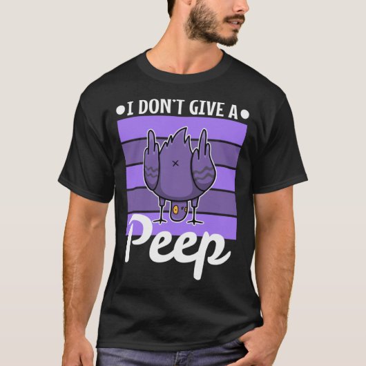 I don t give a peep tシャツ (正面)