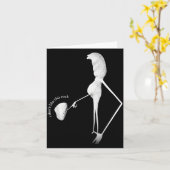 I Don’t Like This Rock Marcus The Worm Funny Meme カード (黄色い花)