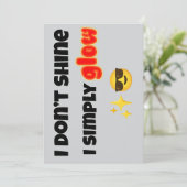 I Don’t Shine, I Simply Glow 招待状 (スタンド正面)